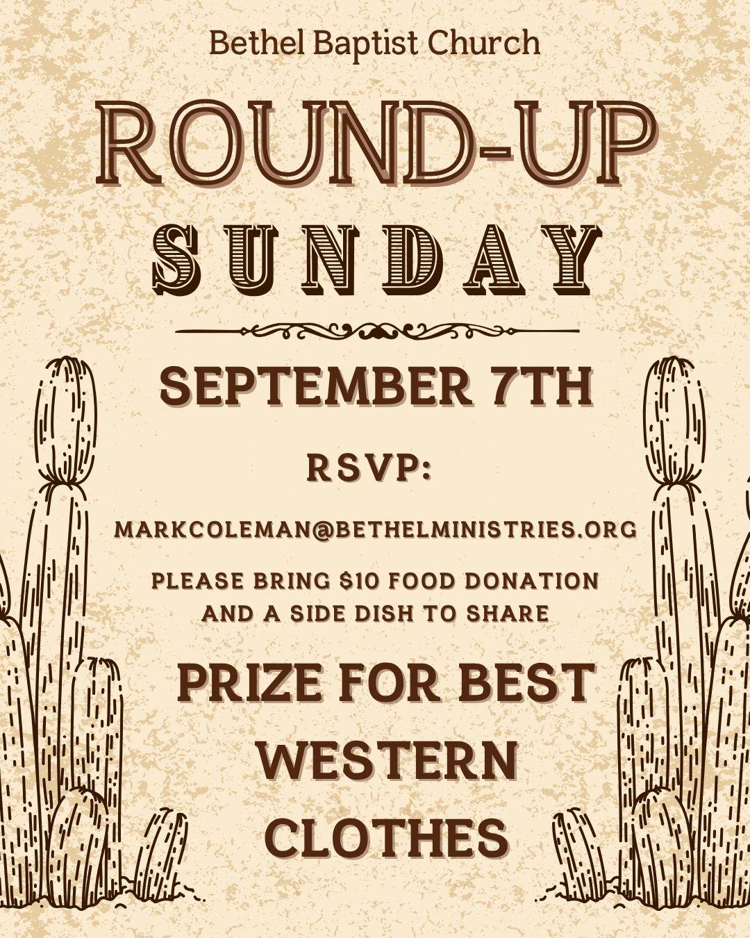 Round Up Sunday