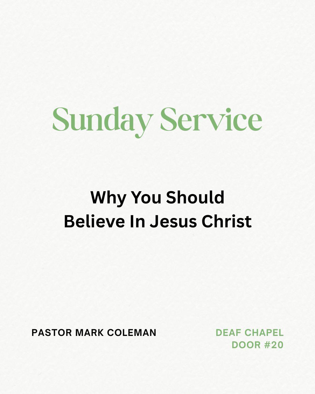 Sunday Service