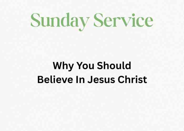 Sunday Service