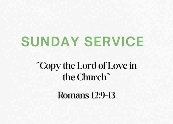 Sunday Service